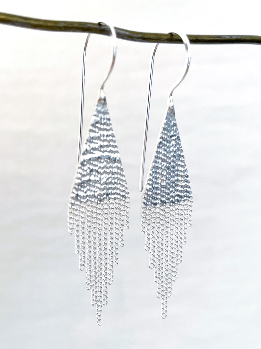Lil' Triangle Sterling Silver Earrings