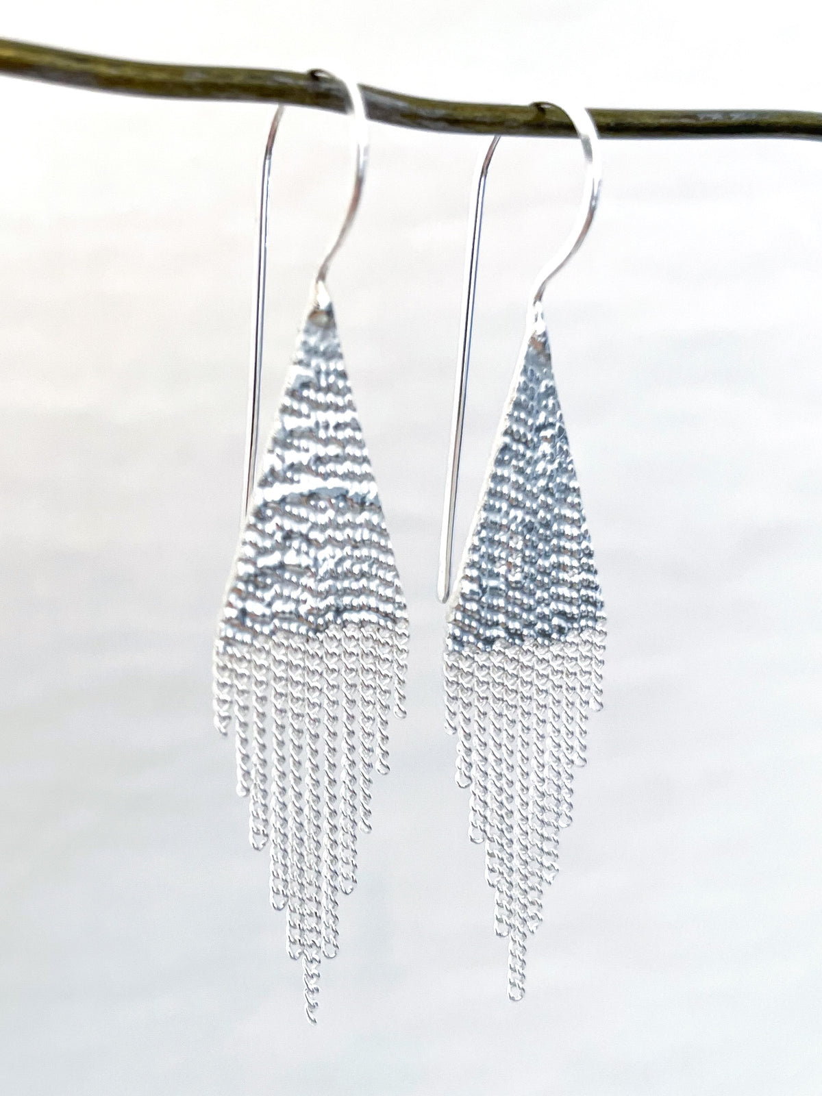 Lil' Triangle Sterling Silver Earrings