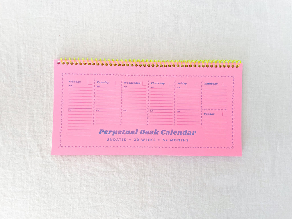 Perpetual Desk Calendar