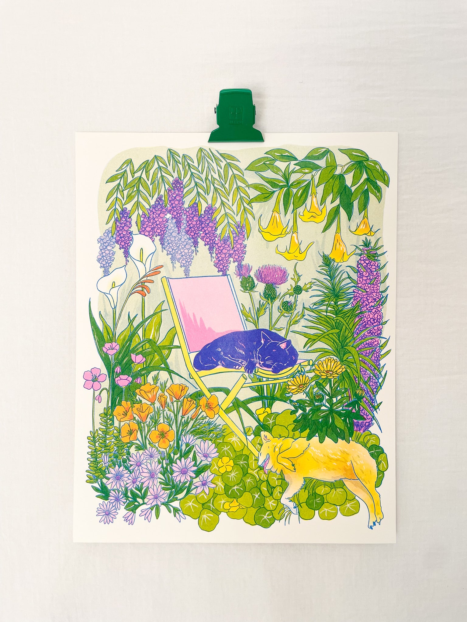 California Wildflowers + Friends Print