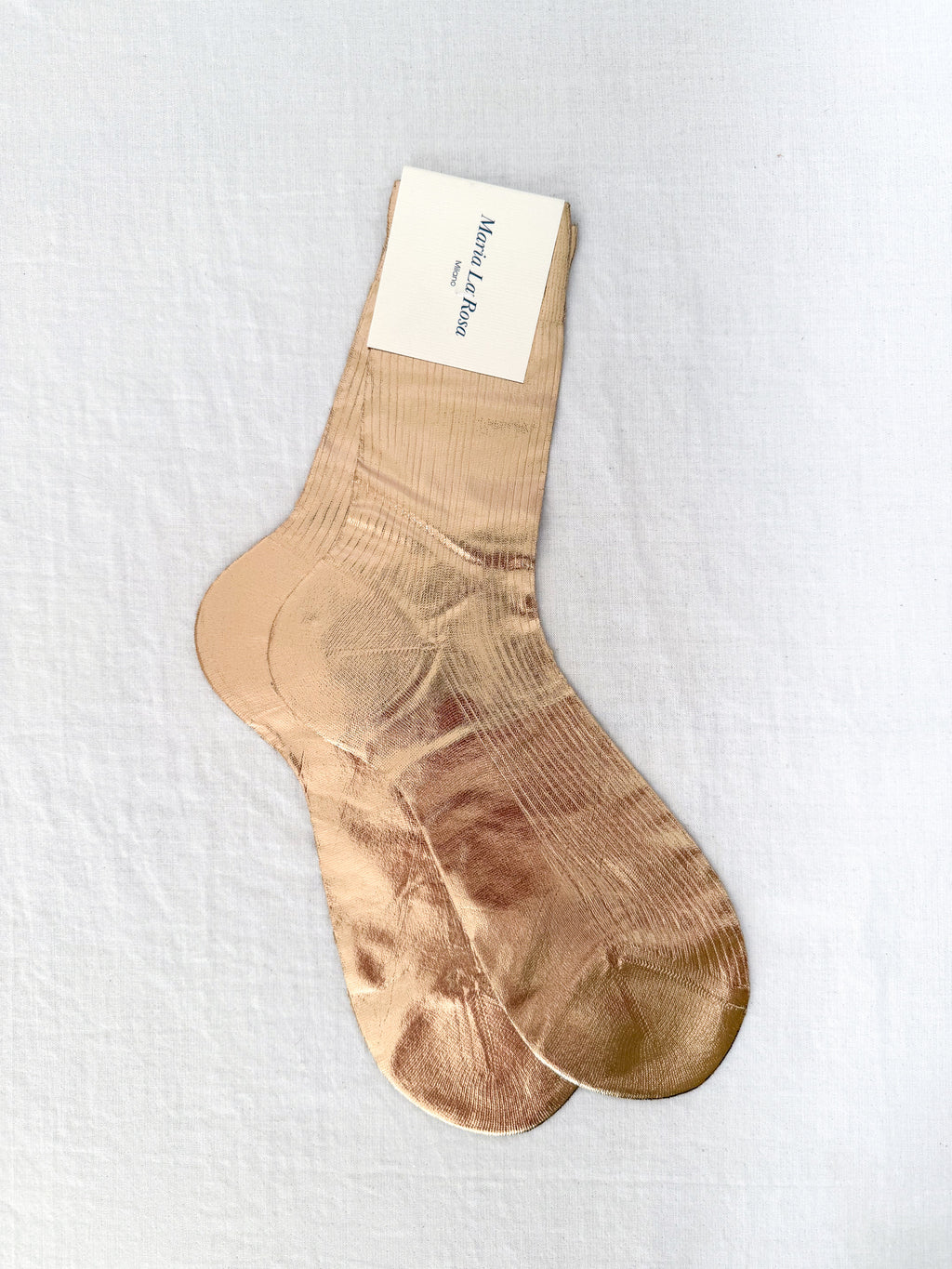 Metallic Silk Socks