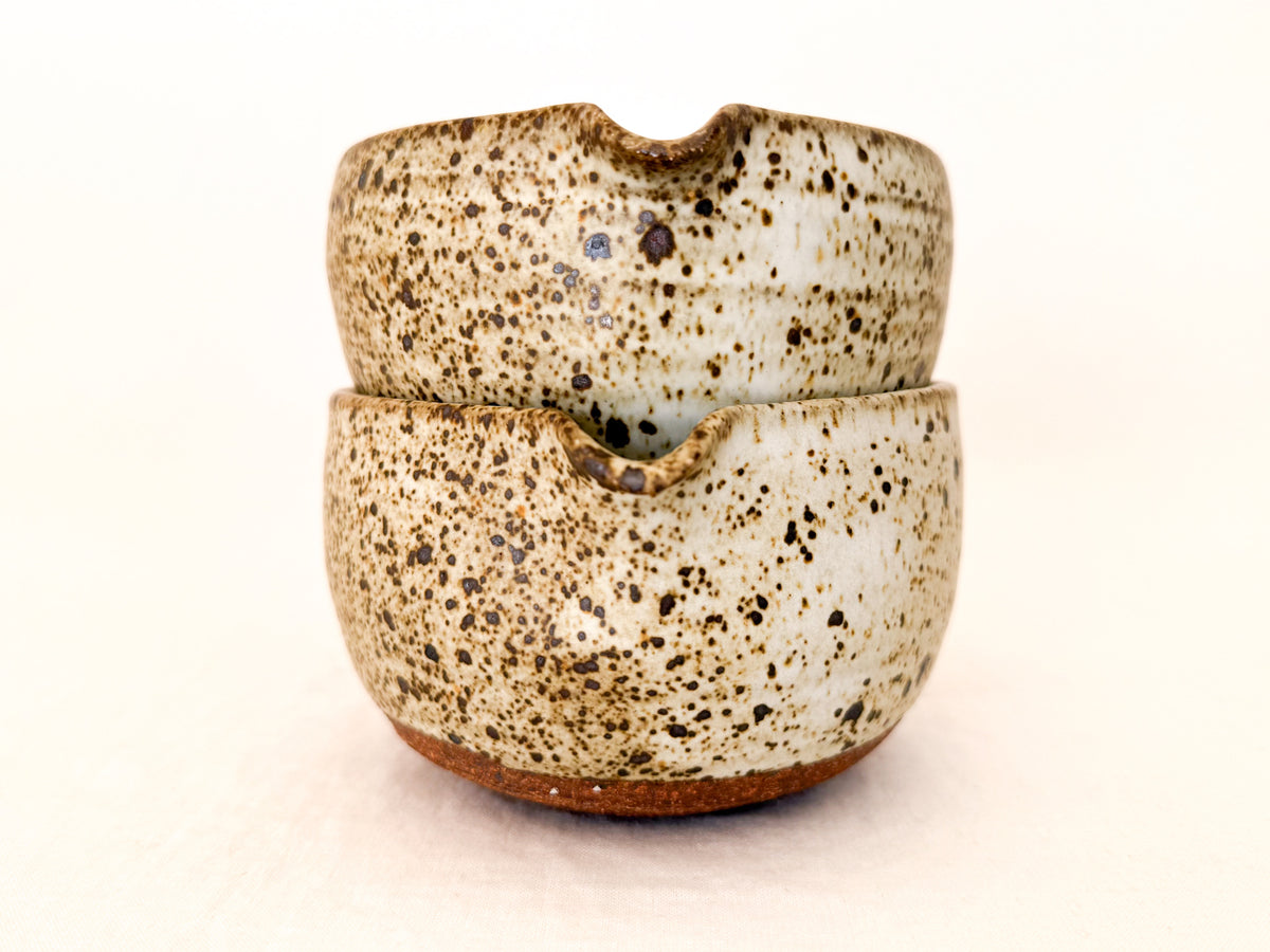 Speckled Katakuchi Matcha Bowl