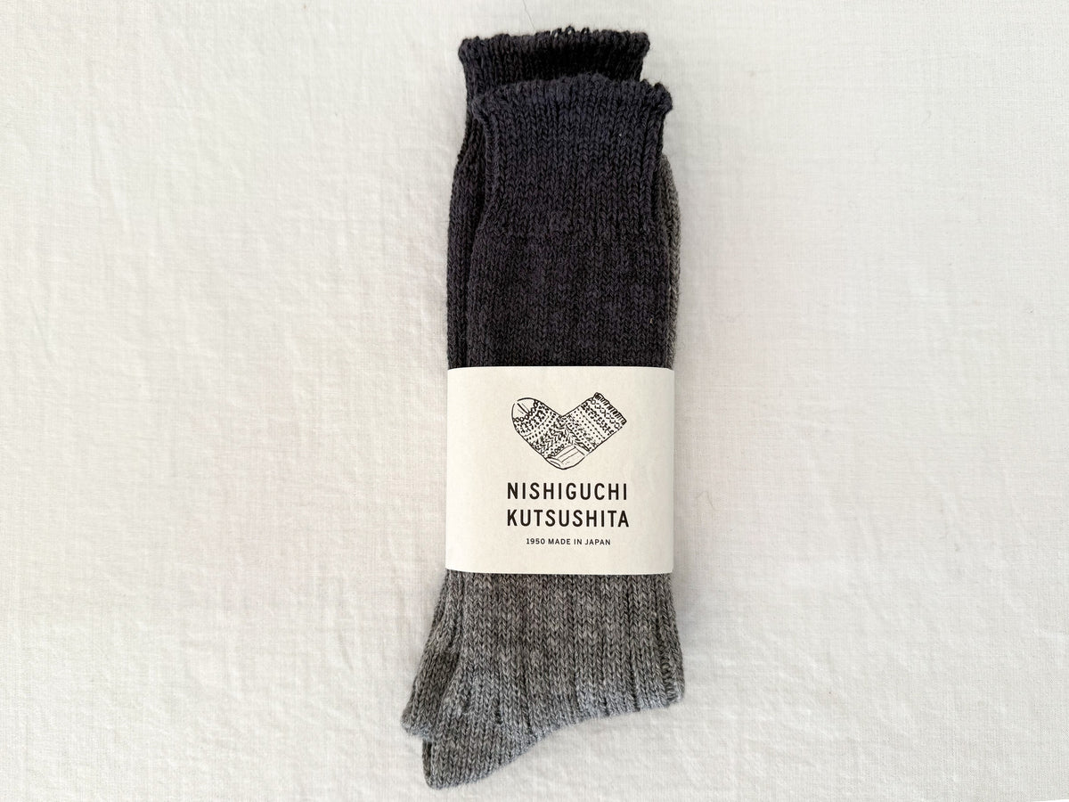 Wool Cotton Slab Socks