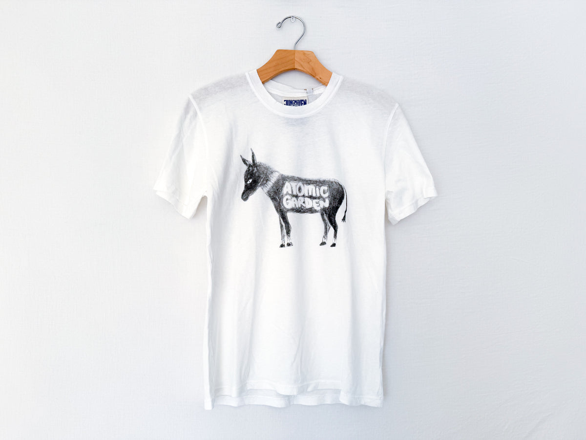 AG Drawn Donkey Basic Tee - White
