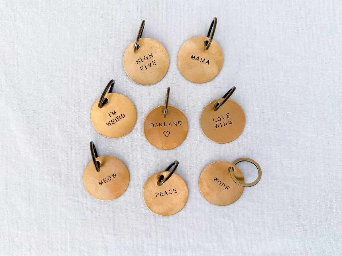 AG Brass Key Ring