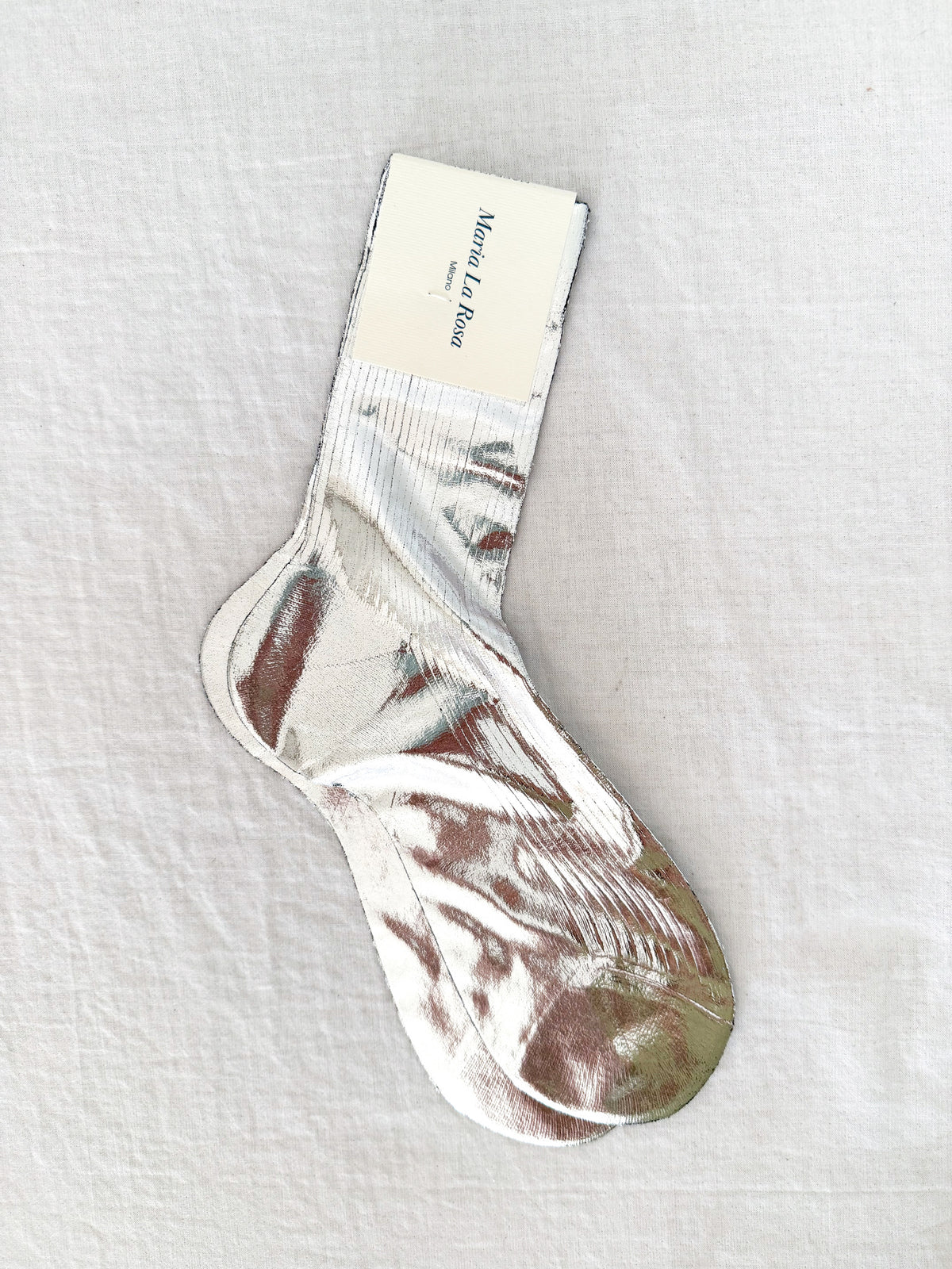 Metallic Silk Socks
