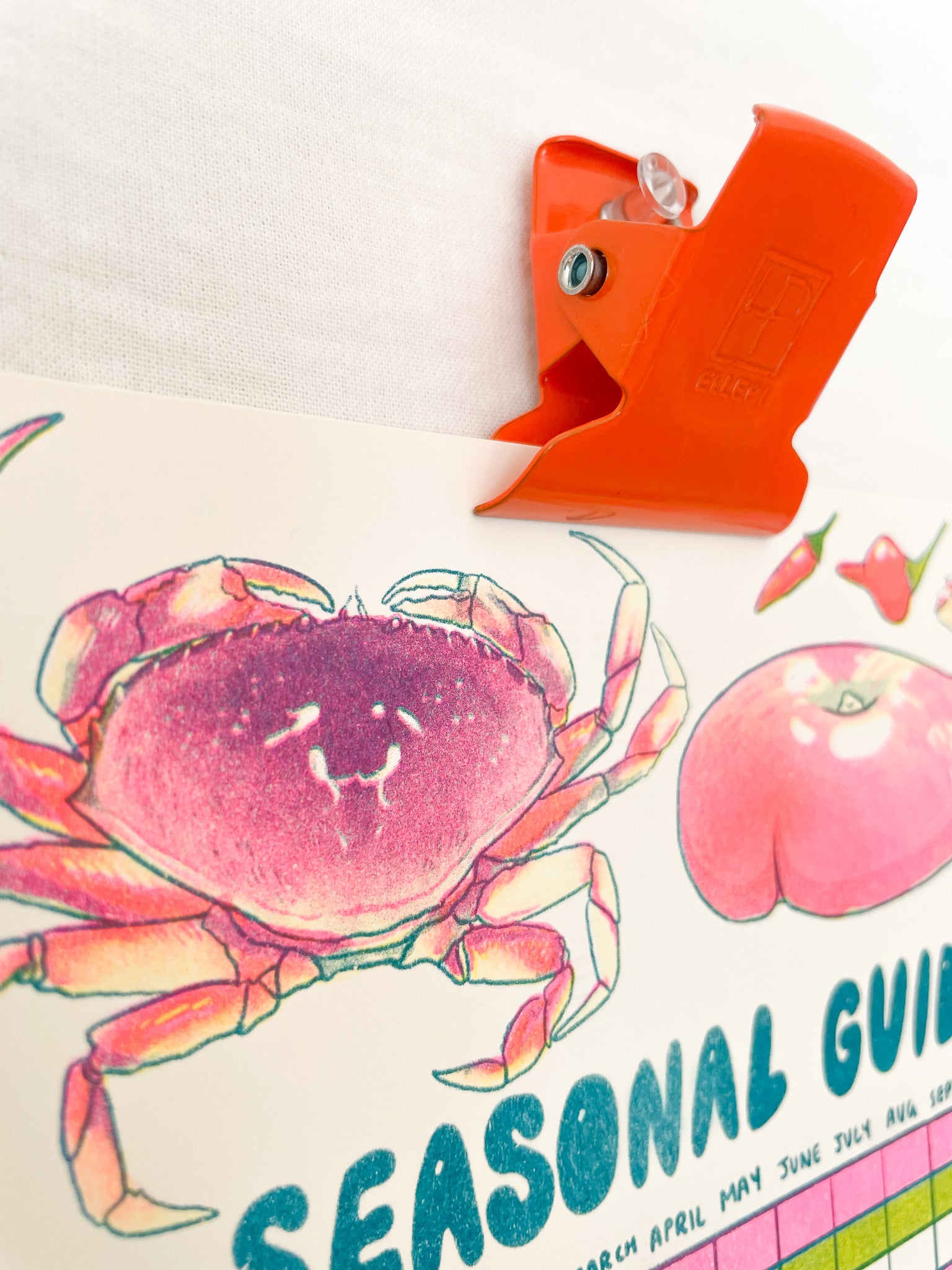 Seasonal Food Guide Print