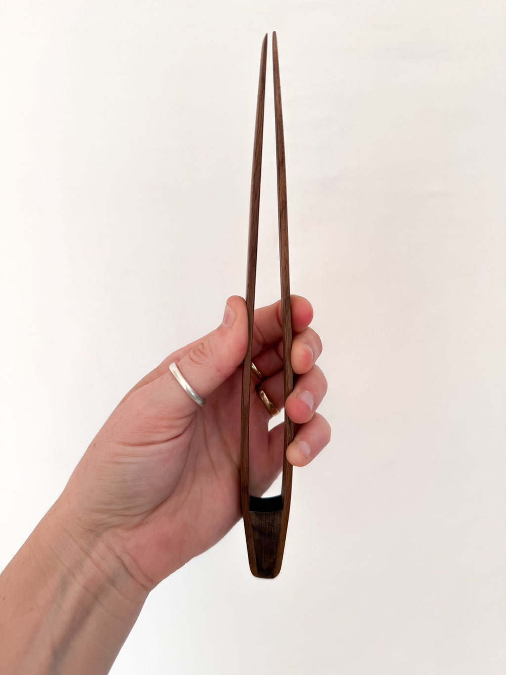 Walnut Tongs