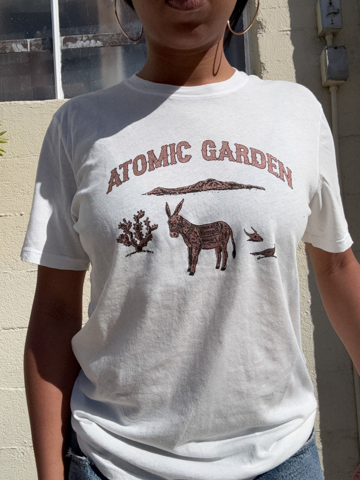 AG Desert Donkey Basic Tee - White