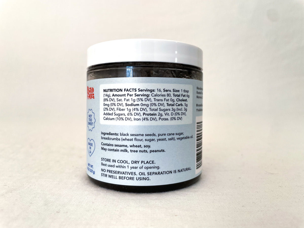 Crunchy Black Sesame Butter