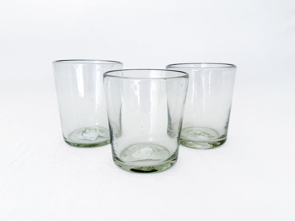 Handblown Tapered Glasses