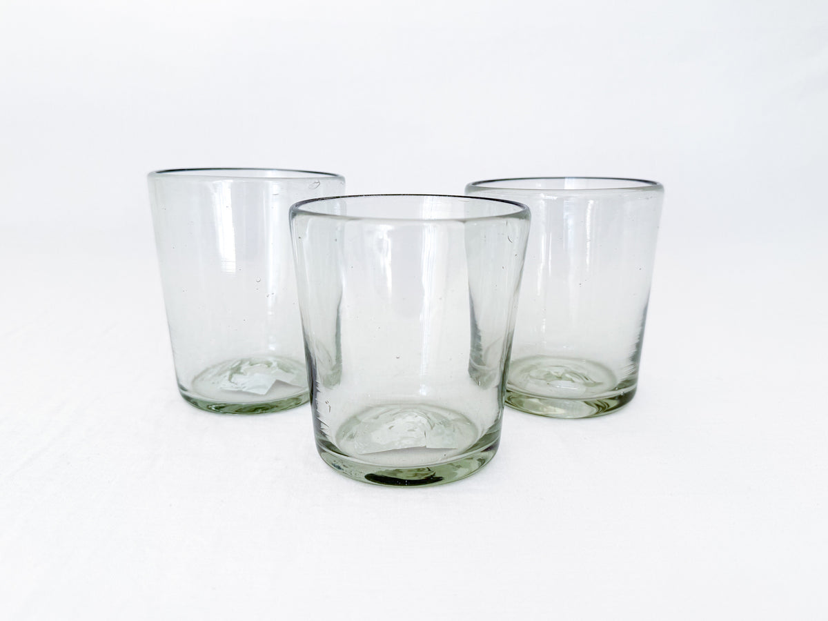 Handblown Tapered Glasses
