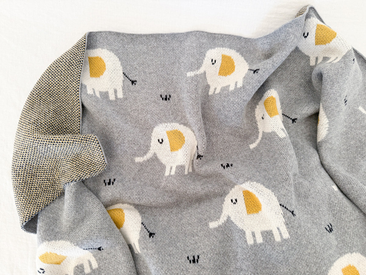 Elephant Baby Blanket
