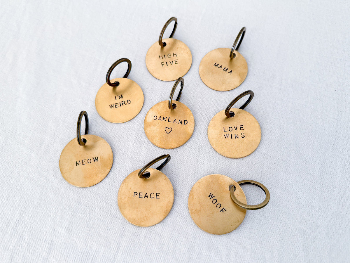 AG Brass Key Ring