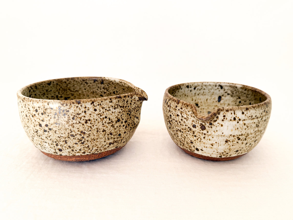 Speckled Katakuchi Matcha Bowl