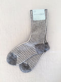 Cashmere Magnolia Stripe Socks