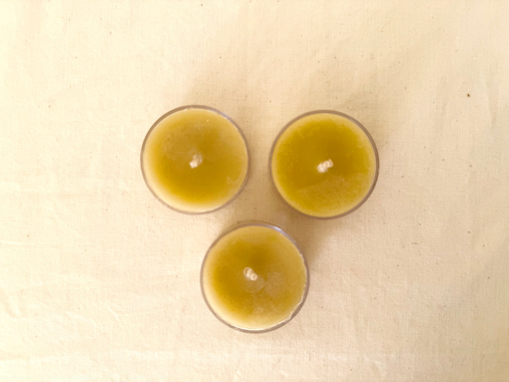 Beeswax Tea Light Candle