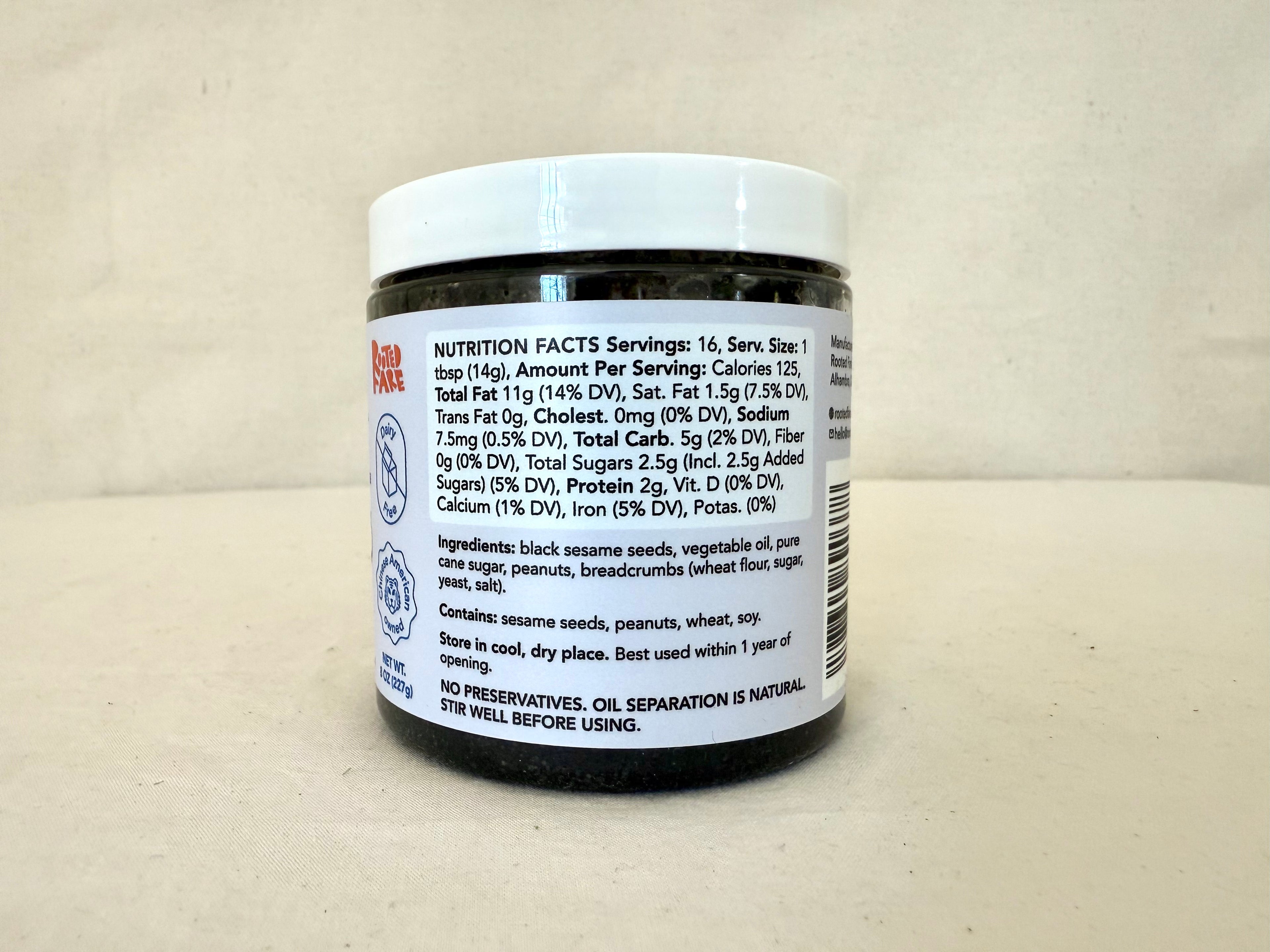 Crunchy Black Sesame Butter