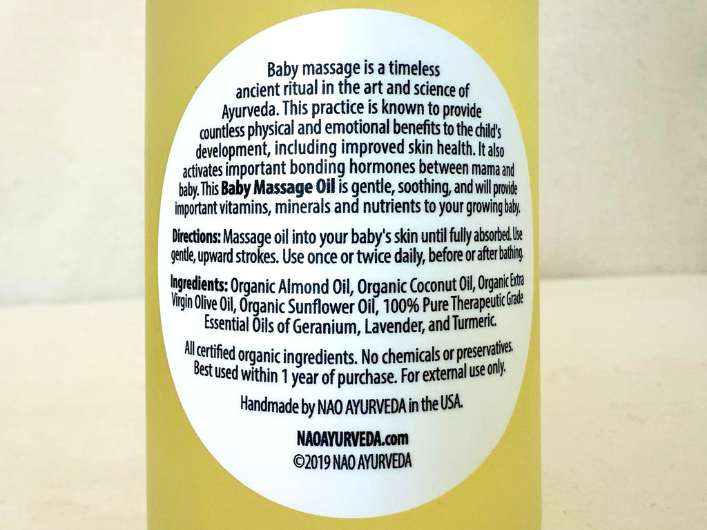 Baby Massage Oil