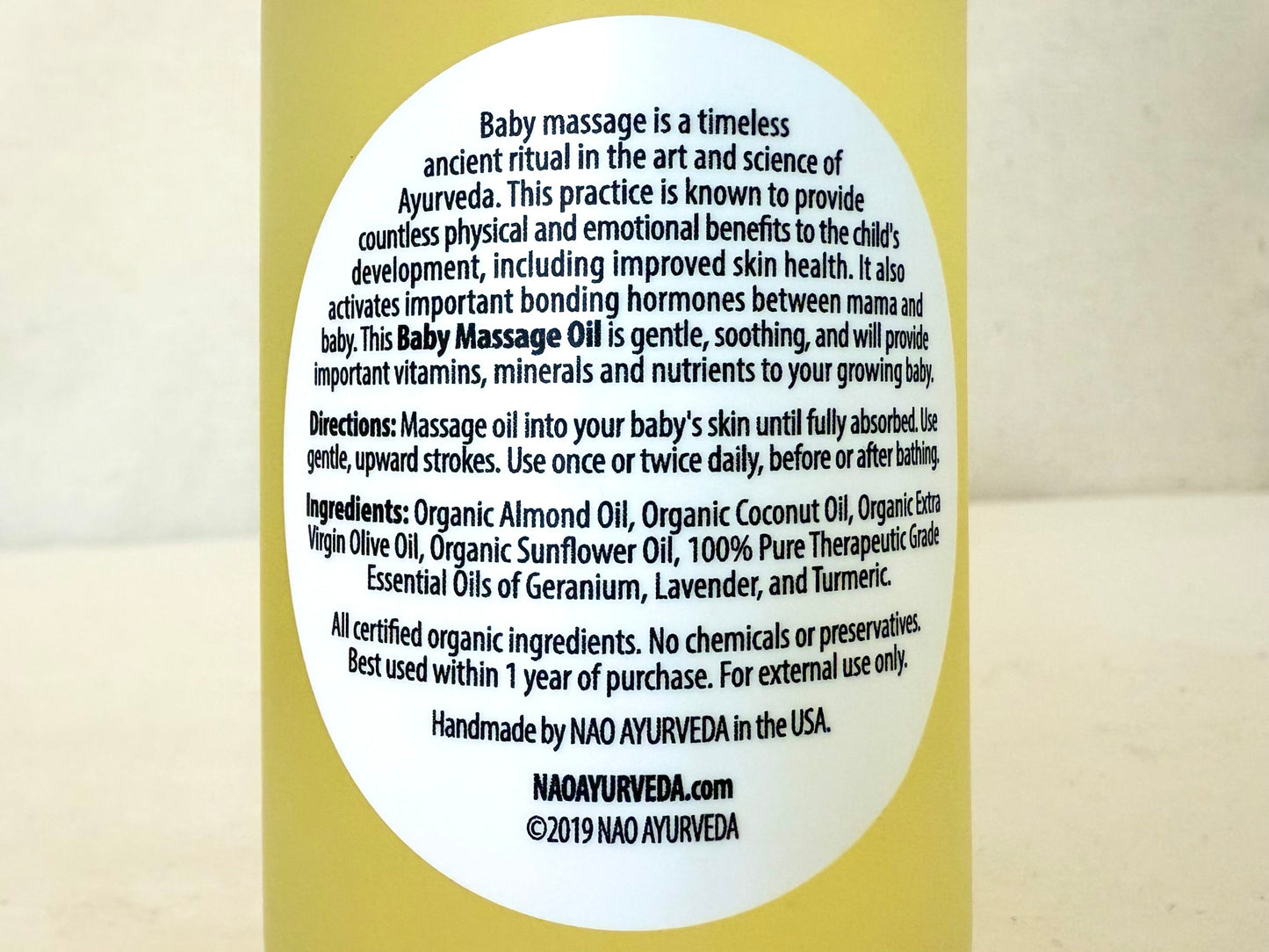 Baby Massage Oil