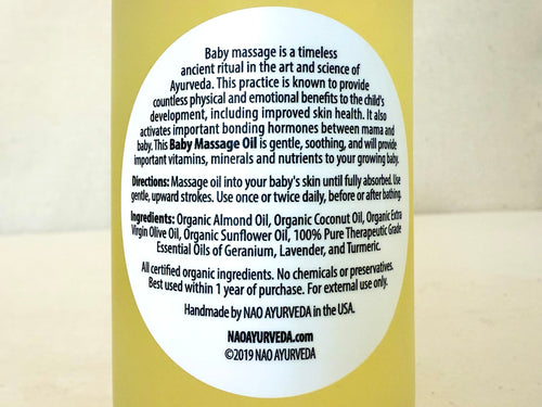 Baby Massage Oil