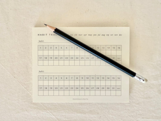 Habit Tracker Notepad