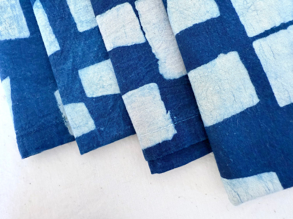 Indigo Mosaic Napkin Set