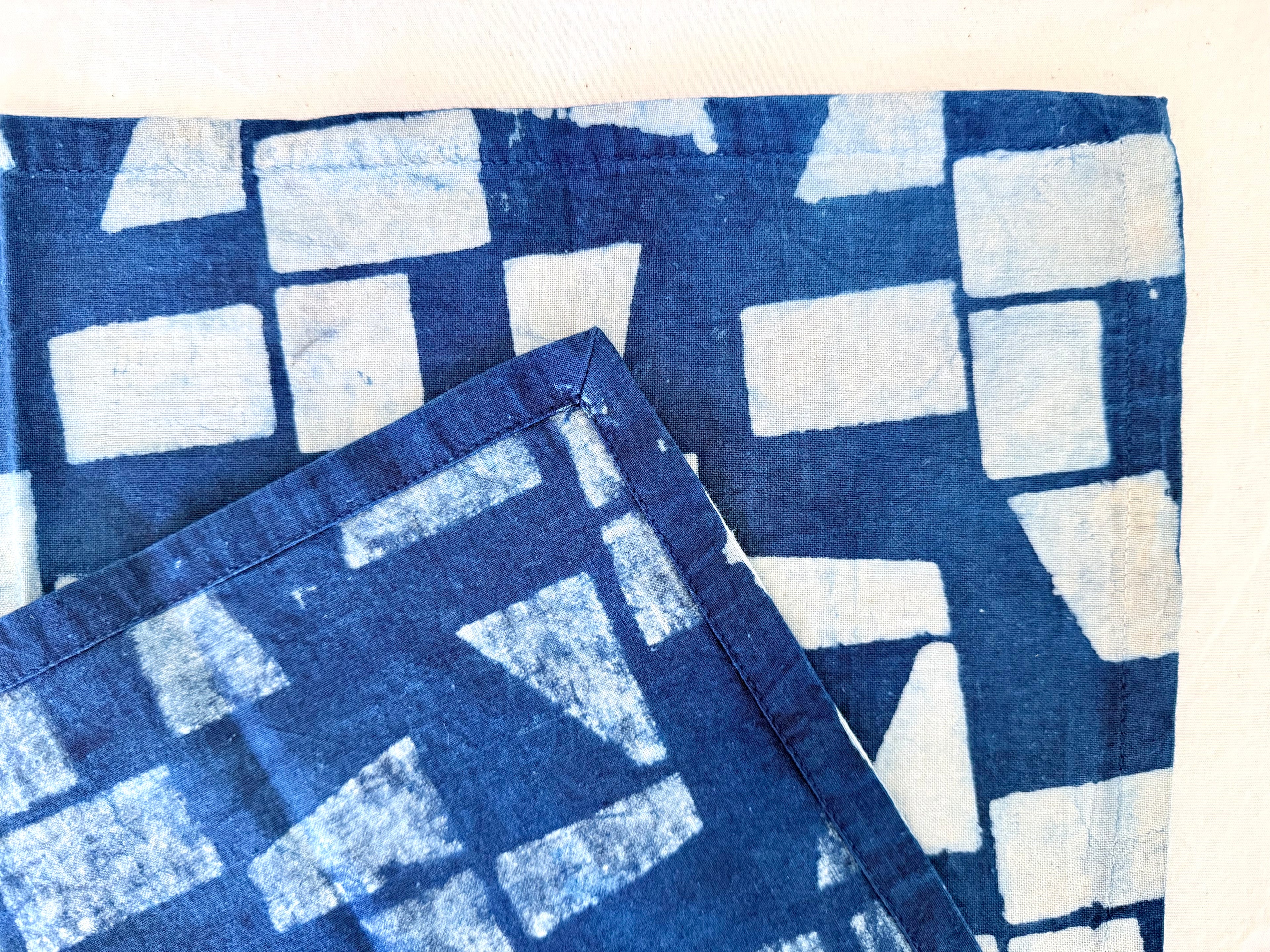 Indigo Mosaic Napkin Set