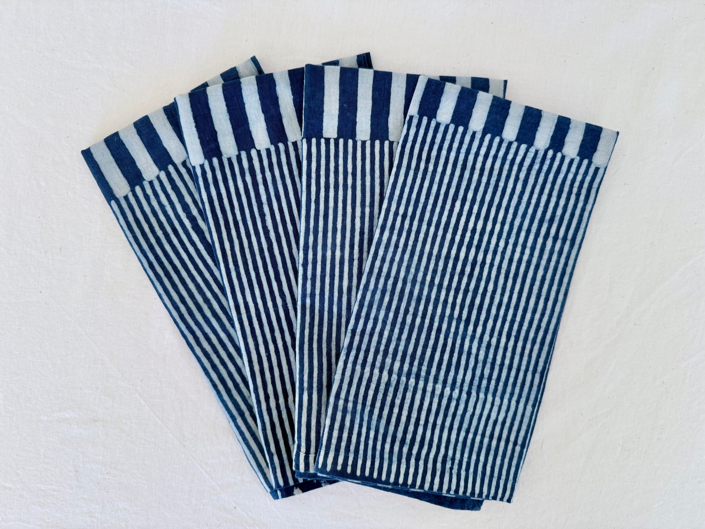 Indigo Stripes Napkin Set