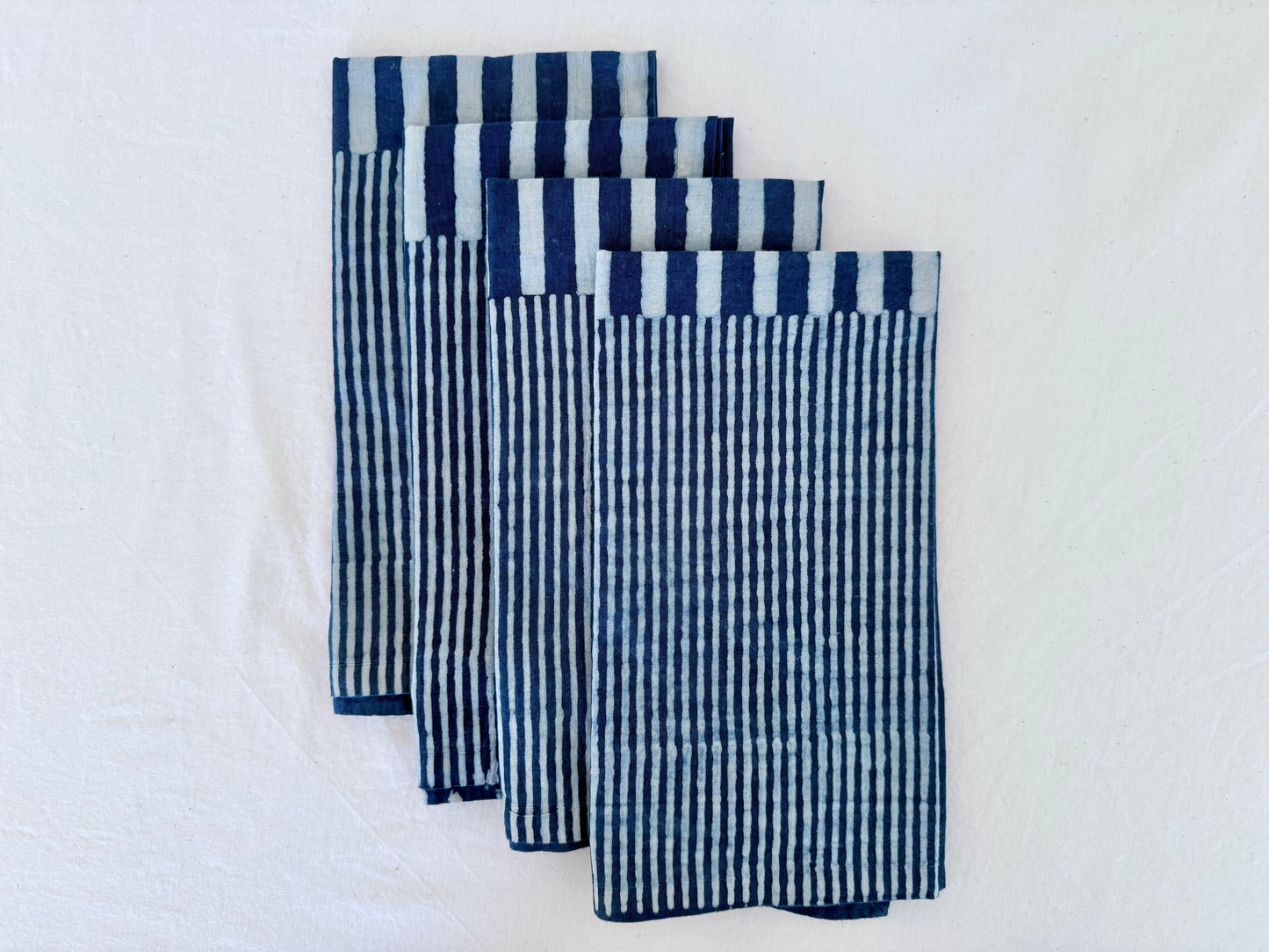 Indigo Stripes Napkin Set