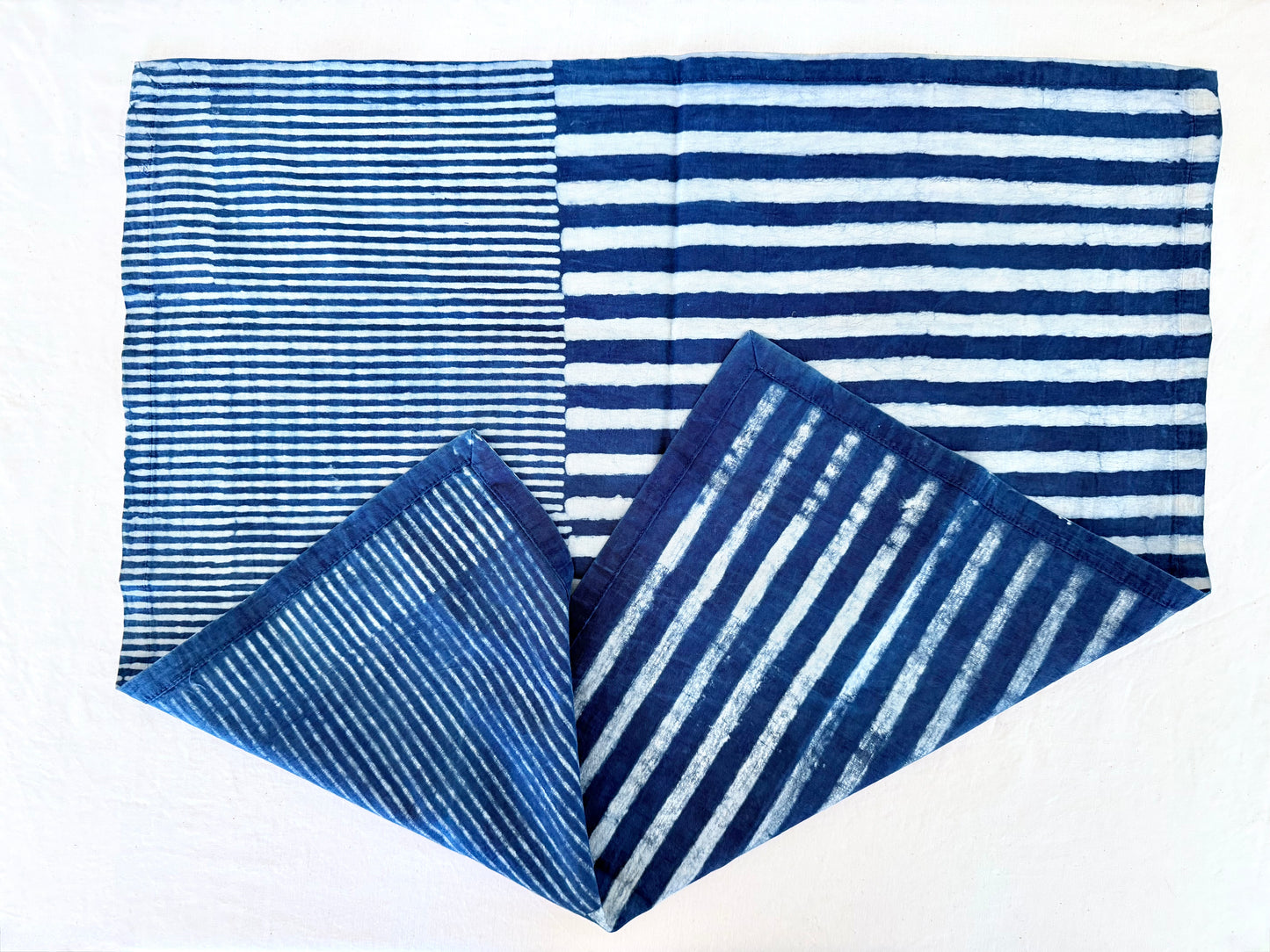 Indigo Stripes Napkin Set