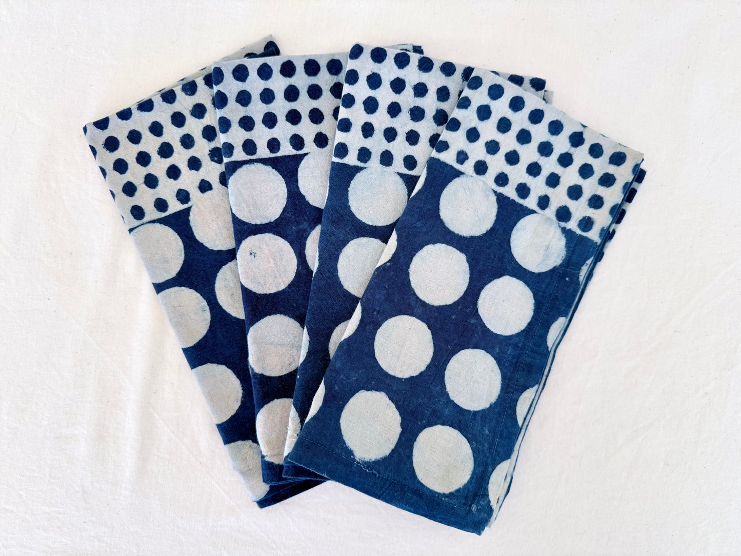 Indigo Circles Napkin Set