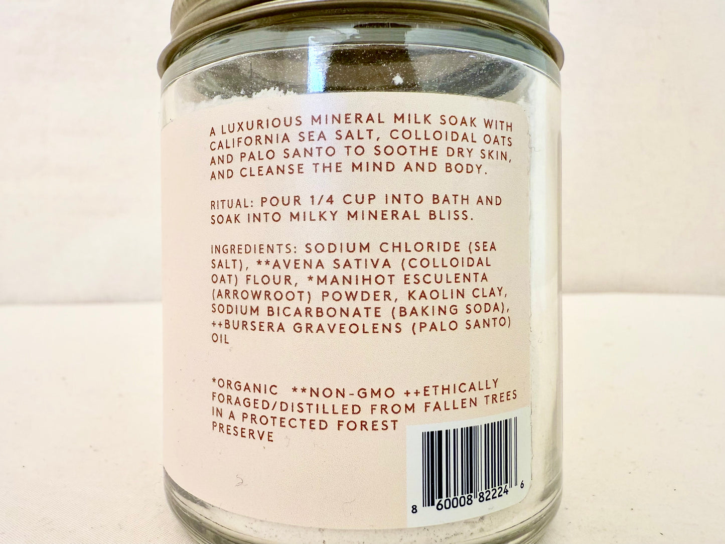 Palo Santo Mineral Milk Soak