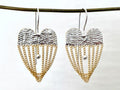 Singing Brass + Silver Earrings
