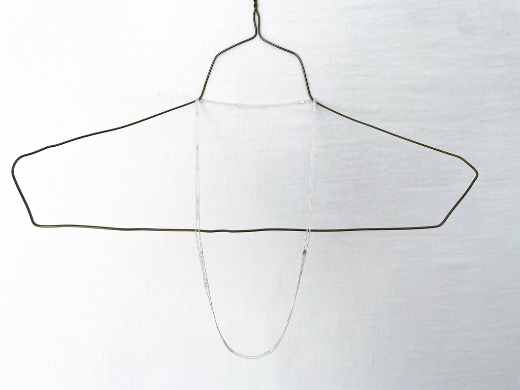Ladder Necklace Silver
