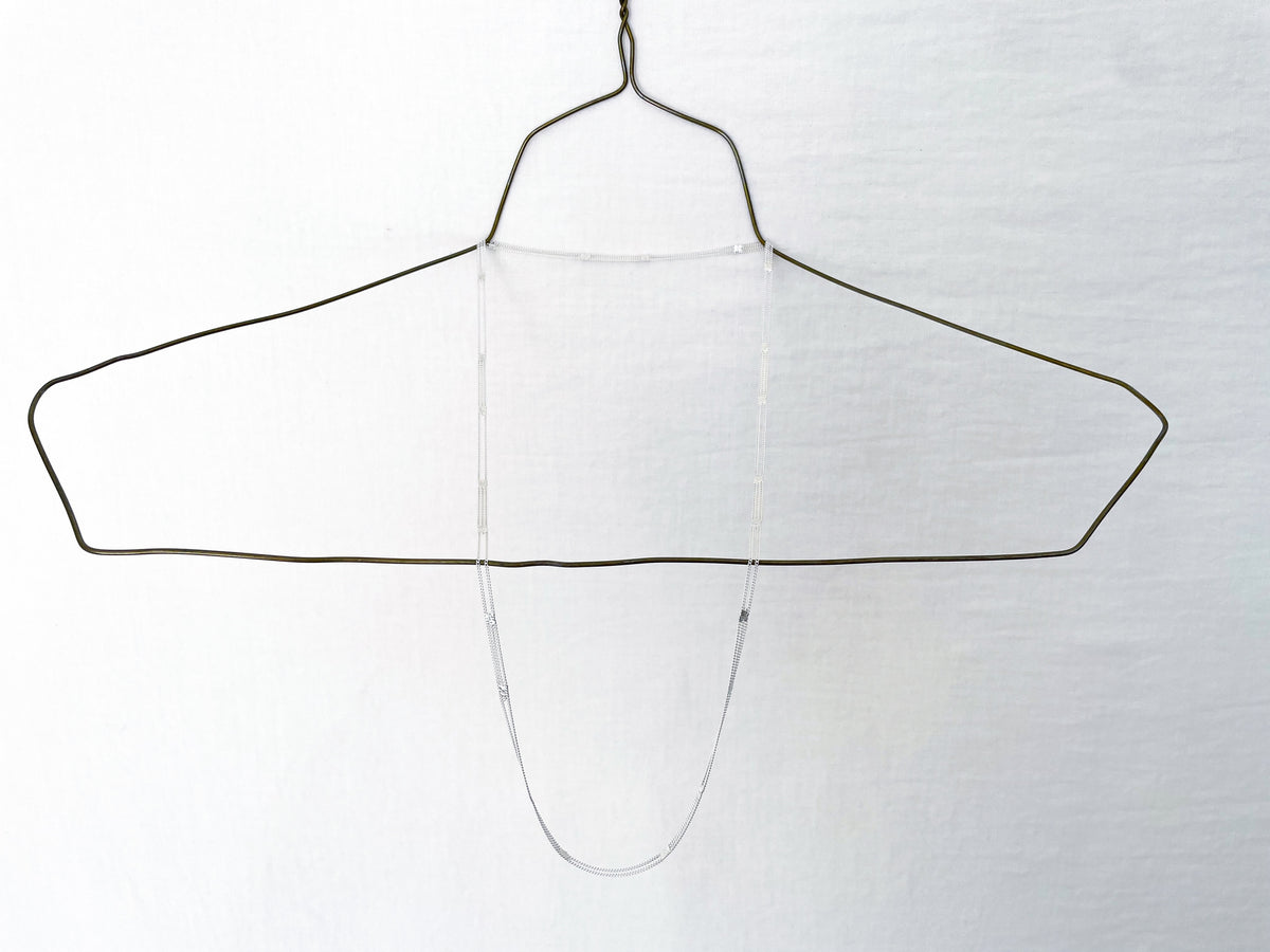Ladder Necklace Silver