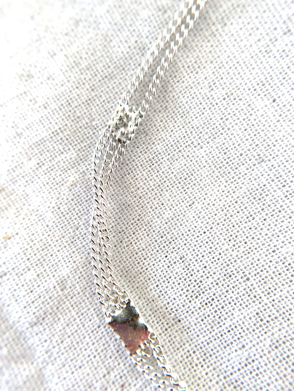 Ladder Necklace Silver