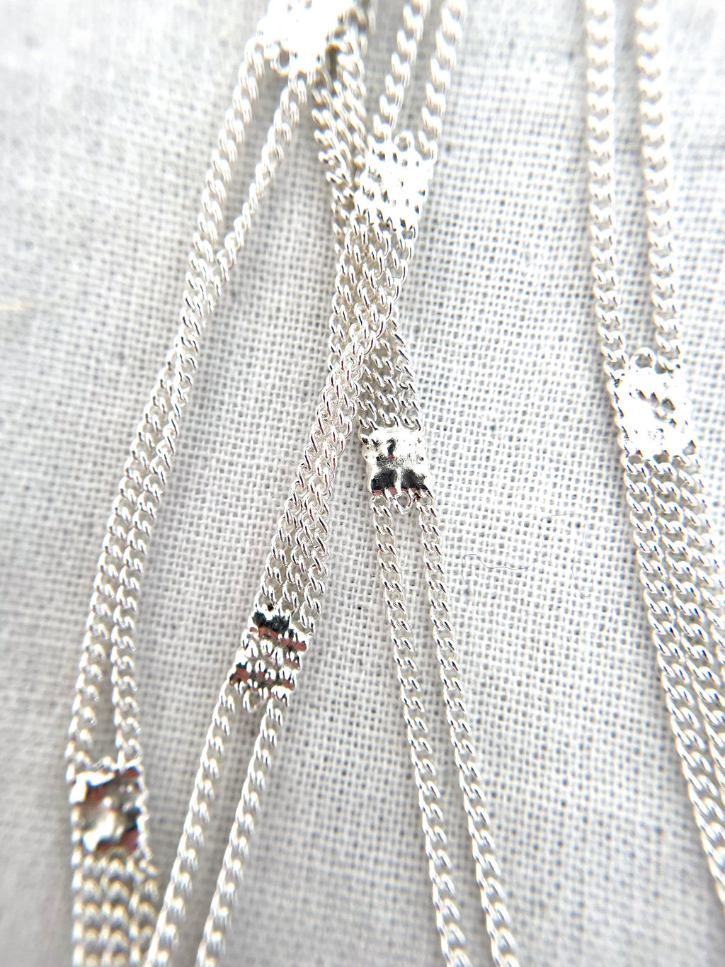 Ladder Necklace Silver