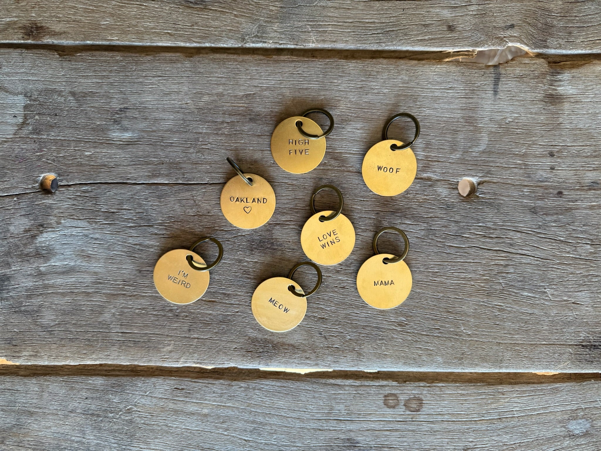 AG Brass Key Ring – Atomic Garden