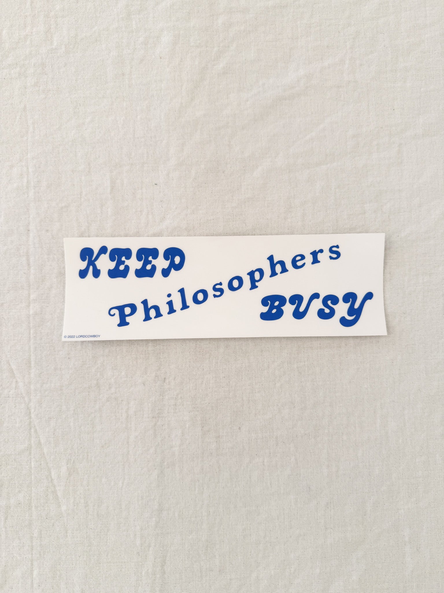 Keep Philosophers Busy Sticker