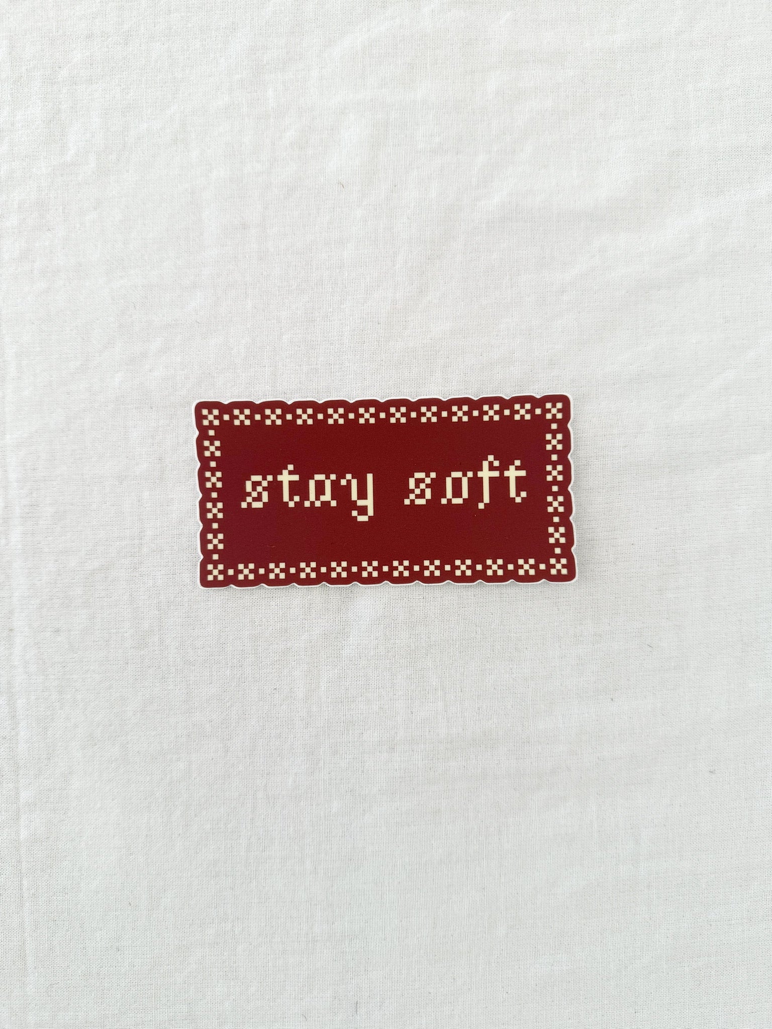 Stay Soft Sticker