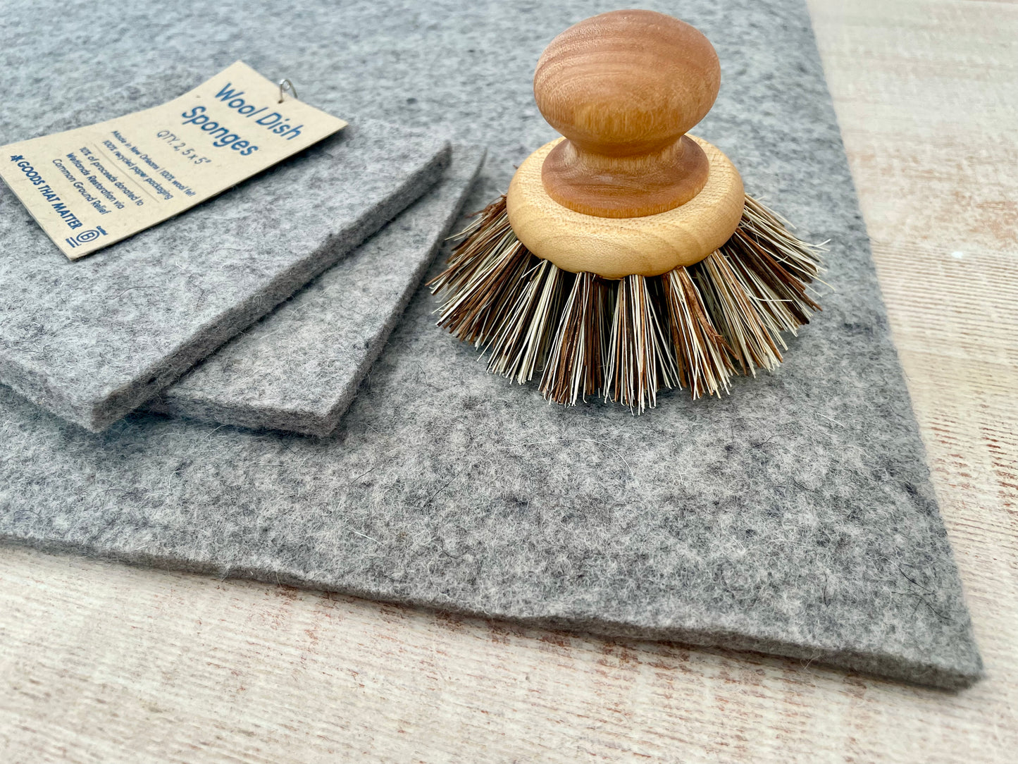 Wool Dish Drying Mat