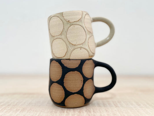 Hey Moon Polka Dot Mug