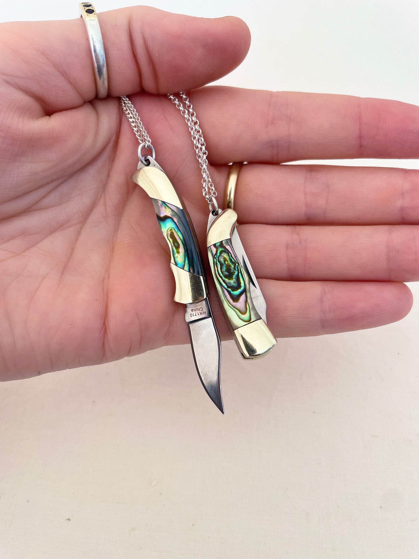 Abalone Knife Necklace