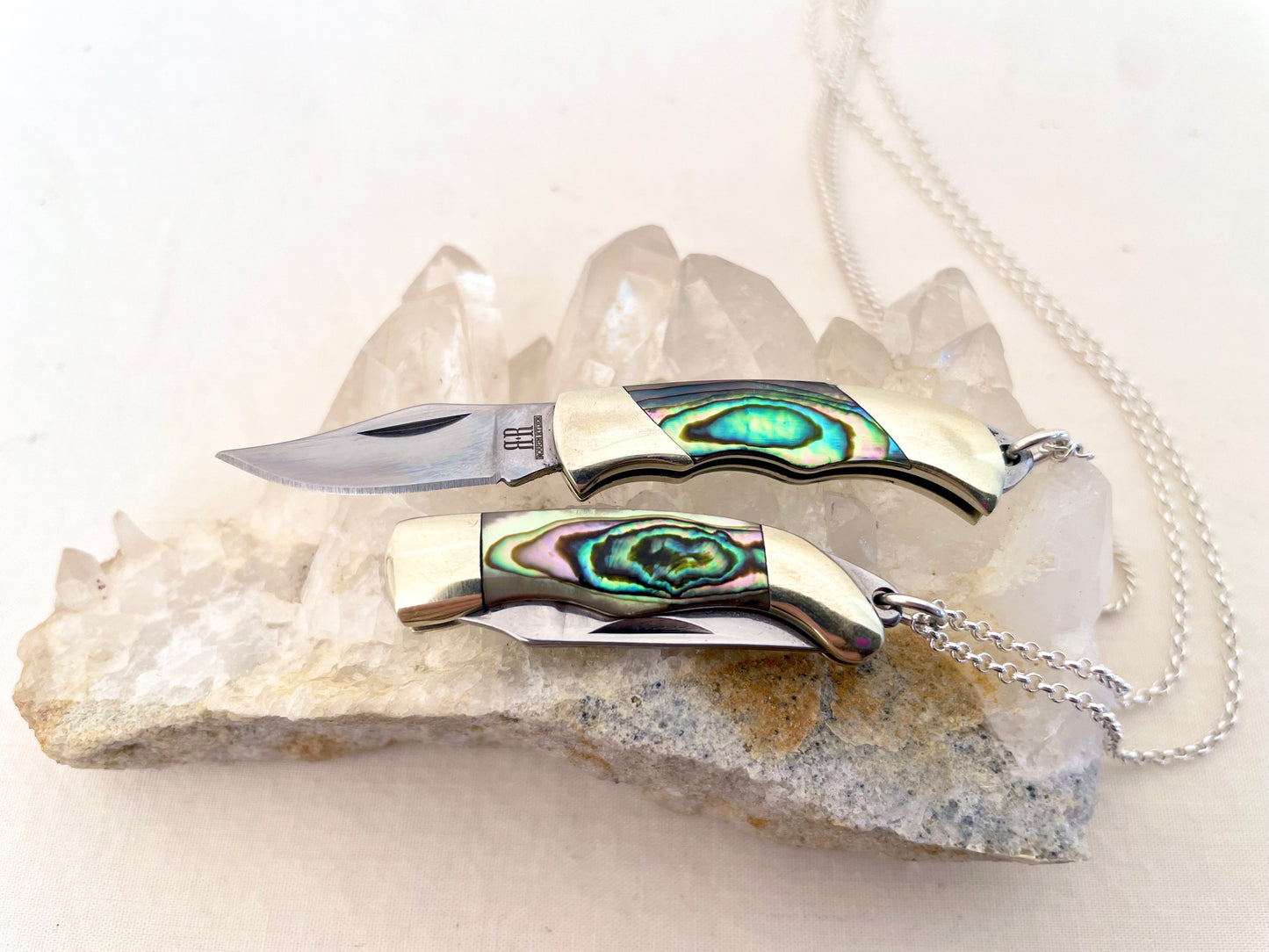 Abalone Knife Necklace