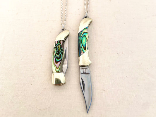 Abalone Knife Necklace