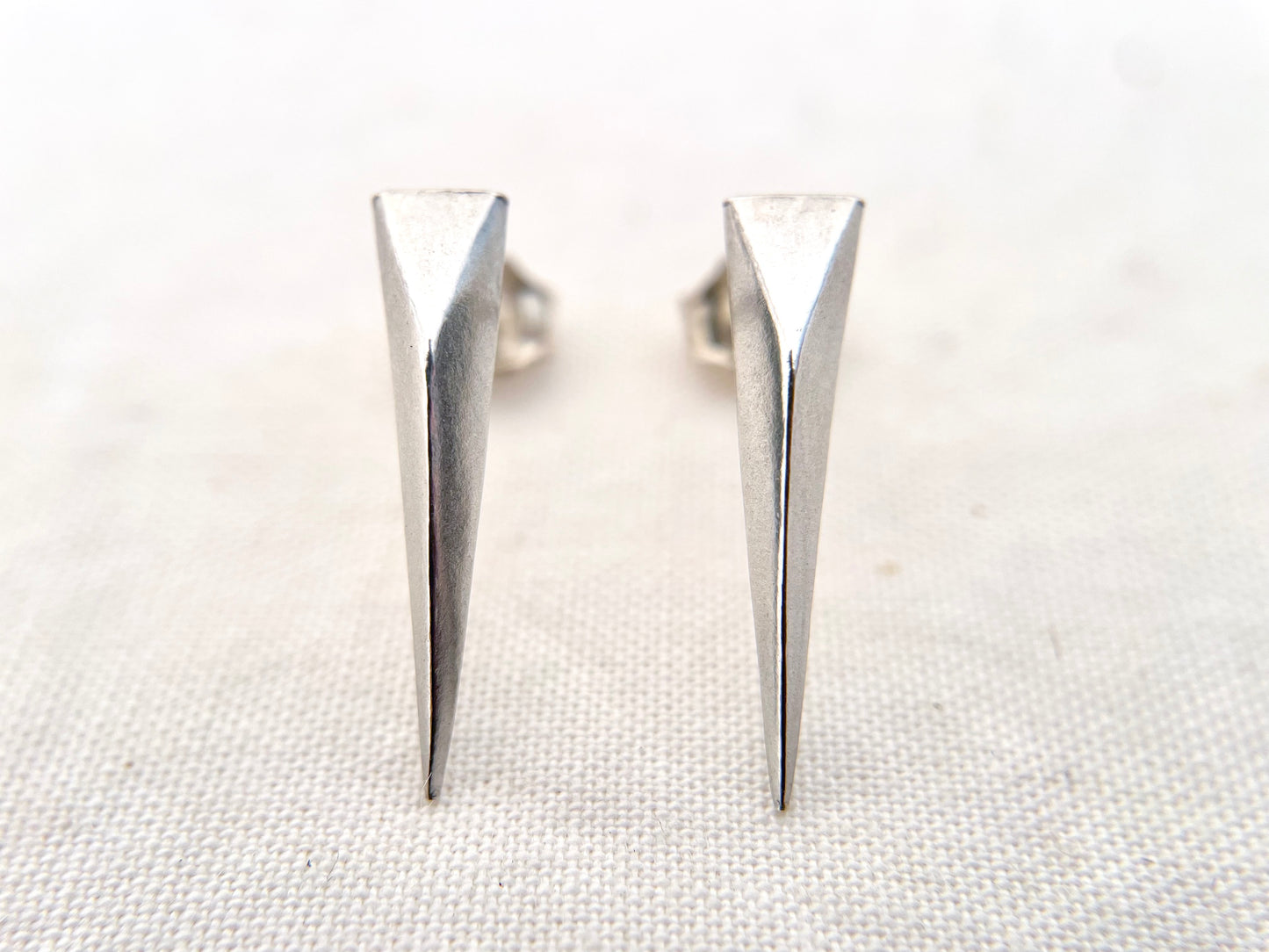 Silver Dagger Studs