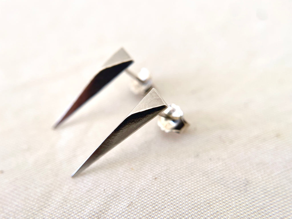 Silver Dagger Studs