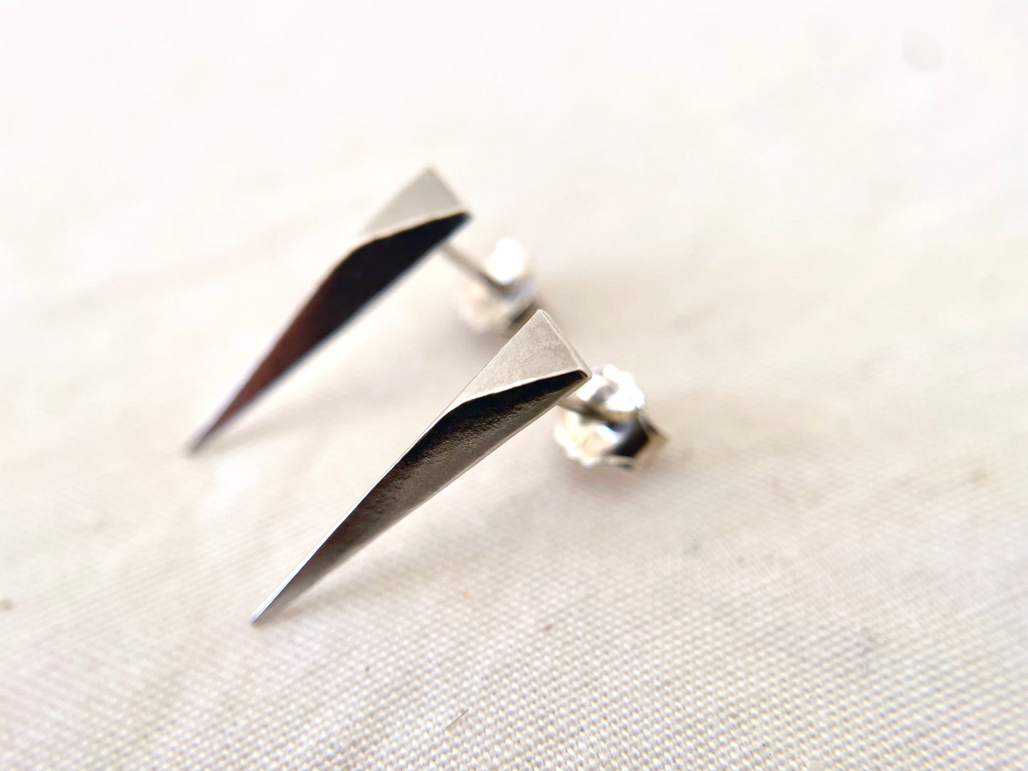 Silver Dagger Studs