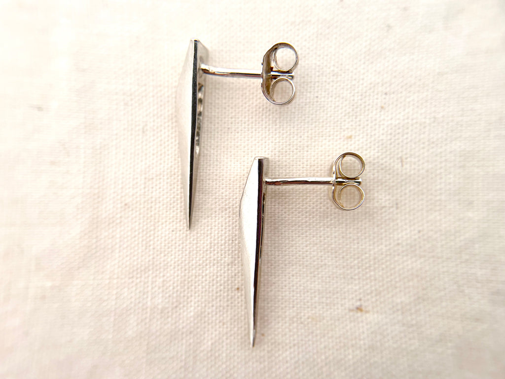Silver Dagger Studs